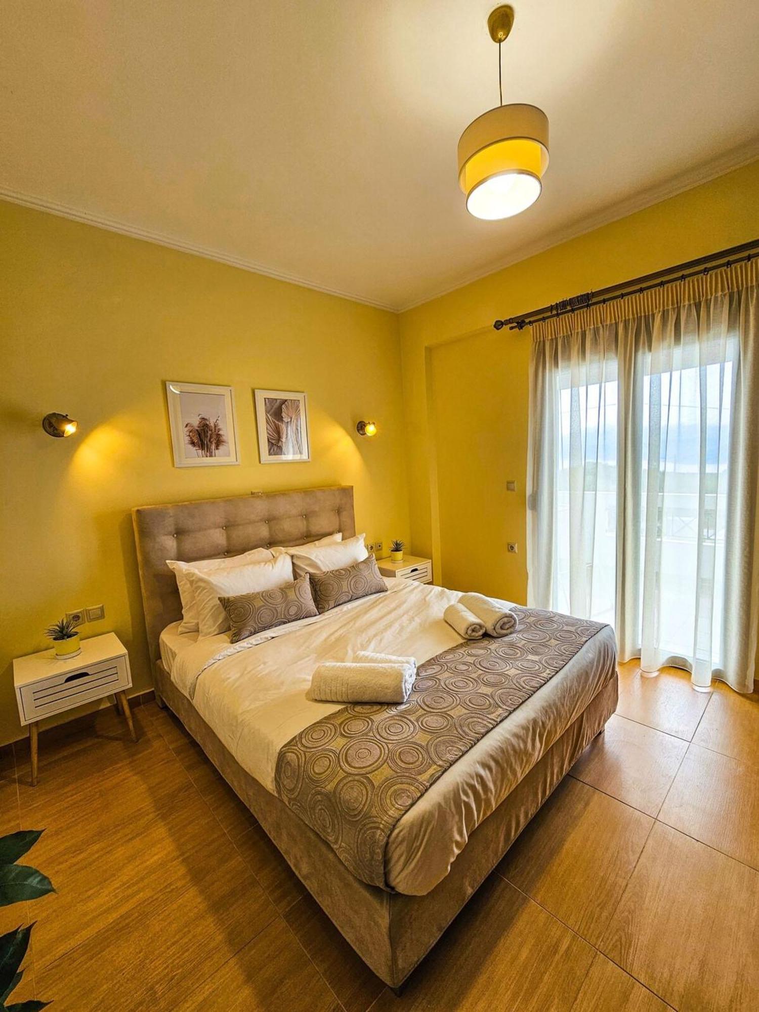 Villa Aitheras With Sea Views And Garden Sternai Экстерьер фото