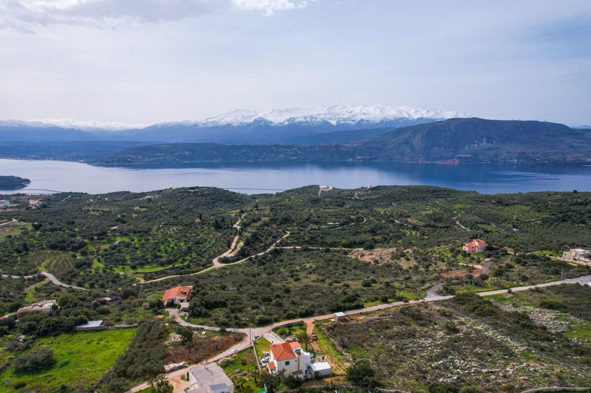 Villa Aitheras With Sea Views And Garden Sternai Экстерьер фото